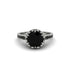 Black Diamond Milgrain Engagement Ring - Yara No. 39 image 9