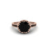 Black Diamond Milgrain Engagement Ring - Yara No. 38 image 9