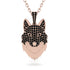 Black Diamond Wolf Spirit Pendant - Gabriel No. 38 image 1