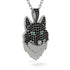 Black Diamond Wolf Spirit Pendant - Gabriel No. 36 image 2