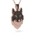 Black Diamond Wolf Spirit Pendant - Gabriel No. 44 image 2