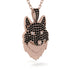 Black Diamond Wolf Spirit Pendant - Gabriel No. 32 image 2