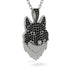 Black Diamond Wolf Spirit Pendant - Gabriel No. 39 image 2