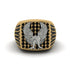Black Diamonds Luxury Gold Eagle Ring - Sutton No. 37 image 2