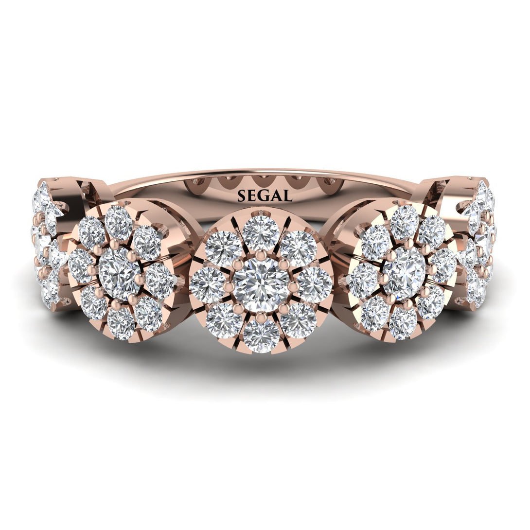 Diamond Blossom Of Eternity Wedding Ring - Yaretzi No. 2