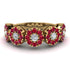 Diamond Blossom Of Eternity Wedding Ring - Yaretzi No. 46 image 1