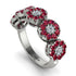 Diamond Blossom Of Eternity Wedding Ring - Yaretzi No. 48 image 2