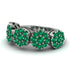 Emerald Blossom Of Eternity Wedding Ring - Yaretzi No. 21 image 2