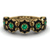 Emerald Blossom Of Eternity Wedding Ring - Yaretzi No. 34 image 1