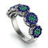 Emerald Blossom Of Eternity Wedding Ring - Yaretzi No. 66 image 3