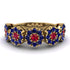 Ruby Blossom Of Eternity Wedding Ring - Yaretzi No. 70 image 1