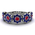 Ruby Blossom Of Eternity Wedding Ring - Yaretzi No. 72 image 1