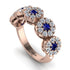 Sapphire Blossom Of Eternity Wedding Ring - Yaretzi No. 14 image 2
