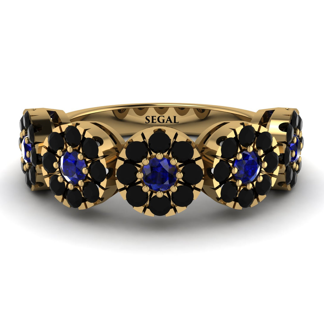 Sapphire Blossom Of Eternity Wedding Ring - Yaretzi No. 43