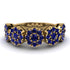 Sapphire Blossom Of Eternity Wedding Ring - Yaretzi No. 73 image 1