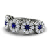 Sapphire Blossom Of Eternity Wedding Ring - Yaretzi No. 15 image 3