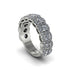 Diamond Blossoming Love Halo Wedding Band - Annalise No. 3 image 1