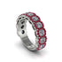 Diamond Blossoming Love Halo Wedding Band - Annalise No. 48 image 1