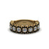 Diamond Blossoming Love Halo Wedding Band - Annalise No. 31 image 2