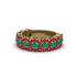 Emerald Blossoming Love Halo Wedding Band - Annalise No. 49 image 3