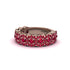 Ruby Blossoming Love Halo Wedding Band - Annalise No. 56 image 3