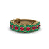 Ruby Blossoming Love Halo Wedding Band - Annalise No. 25 image 3