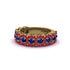 Sapphire Blossoming Love Halo Wedding Band - Annalise No. 58 image 3