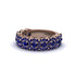 Sapphire Blossoming Love Halo Wedding Band - Annalise No. 74 image 3