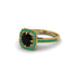 Black Diamond Cathedral Halo Engagement Ring - Luciana No. 22 image 3