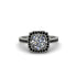 Diamond Cathedral Halo Engagement Ring - Luciana No. 33 image 1