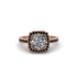 Diamond Cathedral Halo Engagement Ring - Luciana No. 32 image 1