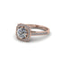 Diamond Cathedral Halo Engagement Ring - Luciana No. 2 image 3