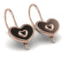 Charming Heart Hoop Earrings In Gold - Ariana No. 2 image 3