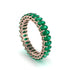 Oval Emerald Classic Eternity Wedding Ring - Joy No. 5 image 1