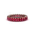 Oval Ruby Classic Eternity Wedding Ring - Joy No. 11 image 4