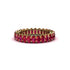 Oval Ruby Classic Eternity Wedding Ring - Joy No. 10 image 4