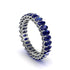 Oval Sapphire Classic Eternity Wedding Ring - Joy No. 15 image 1