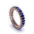 Oval Sapphire Classic Eternity Wedding Ring - Joy No. 14 image 1