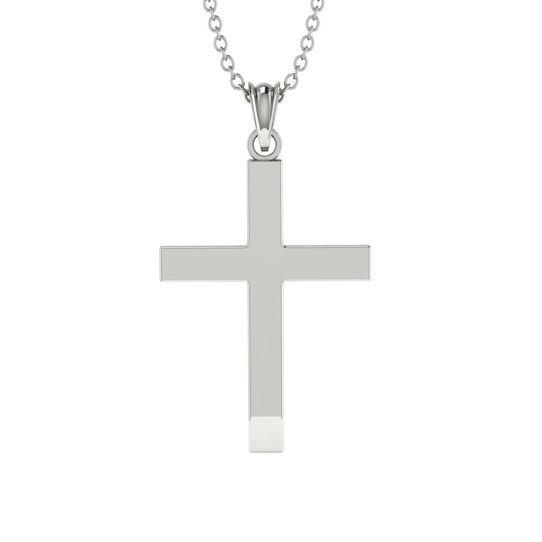 Classic Gold Cross Necklace - Evangeline No. 3