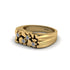 Diamond Cluster Elegance Men's Fashion Ring - Navy No. 1 image 3