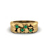 Emerald Cluster Elegance Men's Fashion Ring - Navy No. 4 image 2