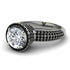 Diamond Cluster Halo Engagement Ring - Katie No. 33 image 2