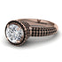 Diamond Cluster Halo Engagement Ring - Katie No. 32 image 2