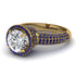 Diamond Cluster Halo Engagement Ring - Katie No. 61 image 2