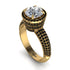 Diamond Cluster Halo Engagement Ring - Katie No. 31 image 1