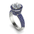 Diamond Cluster Halo Engagement Ring - Katie No. 63 image 1