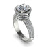 Diamond Cluster Halo Engagement Ring - Katie No. 3 image 1