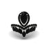 Black Diamond Crown Radiance Engagement Ring - Aviana No. 39 image 1