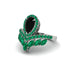 Black Diamond Crown Radiance Engagement Ring - Aviana No. 24 image 3
