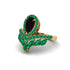 Black Diamond Crown Radiance Engagement Ring - Aviana No. 22 image 3